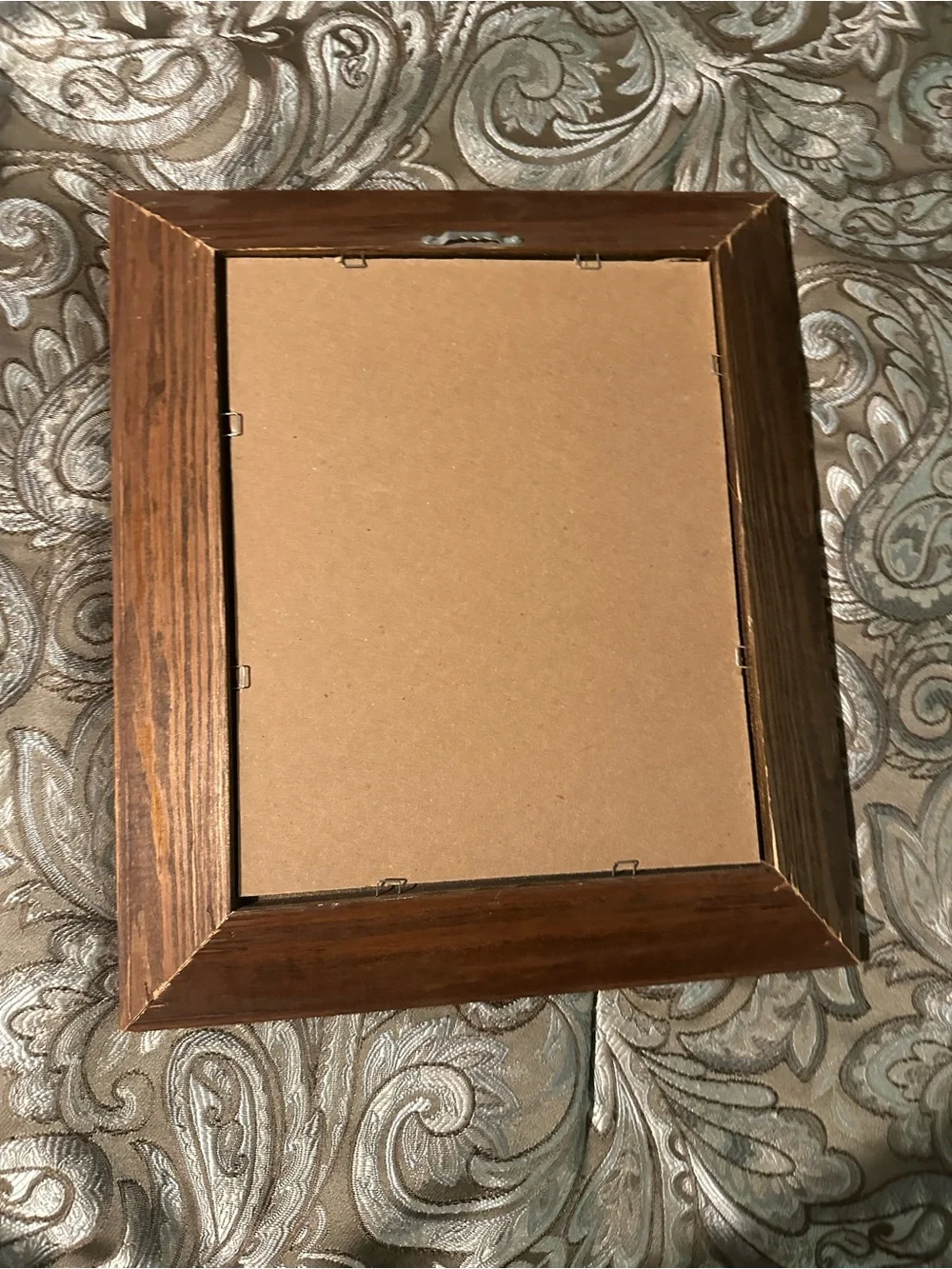 Antique Victorian Frame Deep carved wood inset fits 8x10
